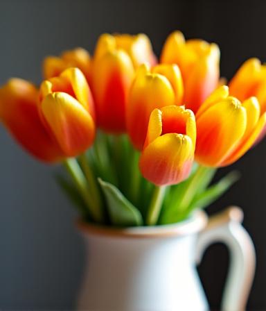 Golden Hour Tulips